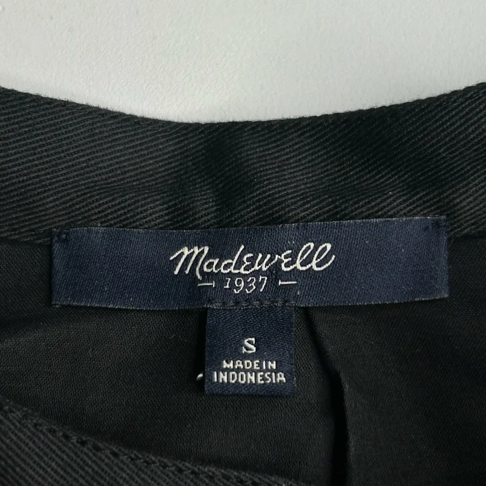 Madewell Latitude Shirt Shift Dress Size Small Pockets Wool Blend Lined Office - Picture 9 of 10